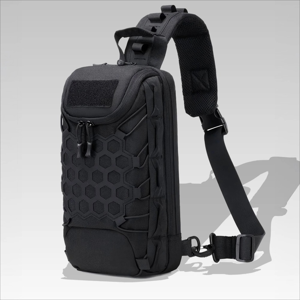 Sling Backpack Shoulder - Tas Selempang Taktis Outdoor 2026 Baru,