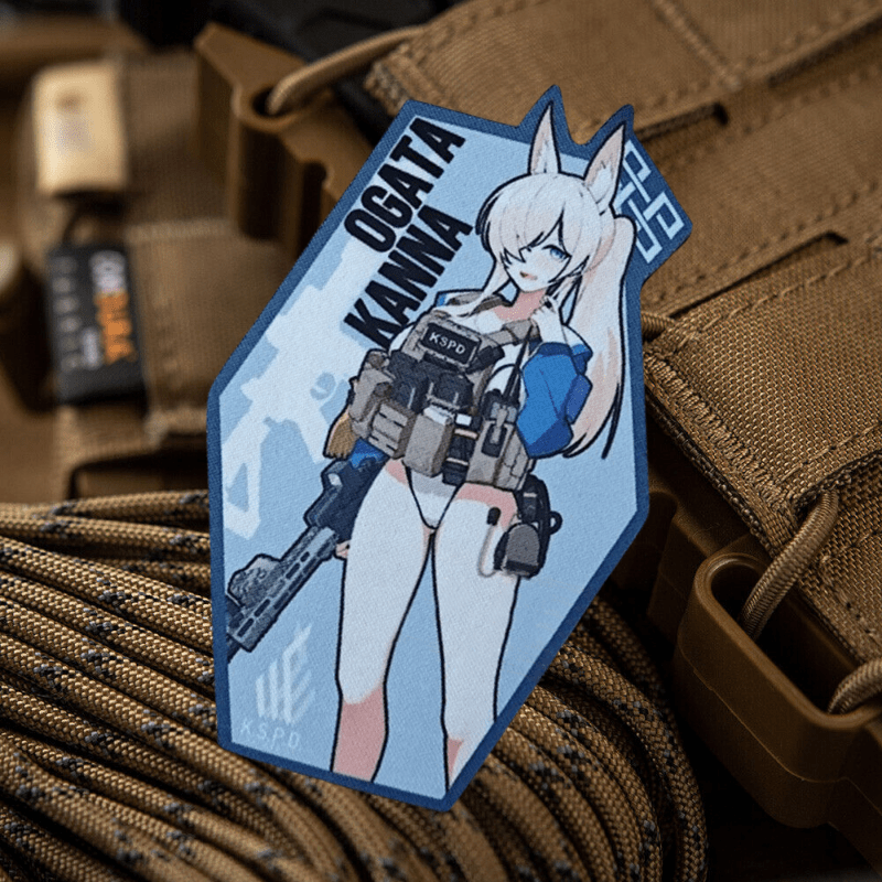 Rucksack Military Style - Blue Archive Kona Taktis Patch Gun