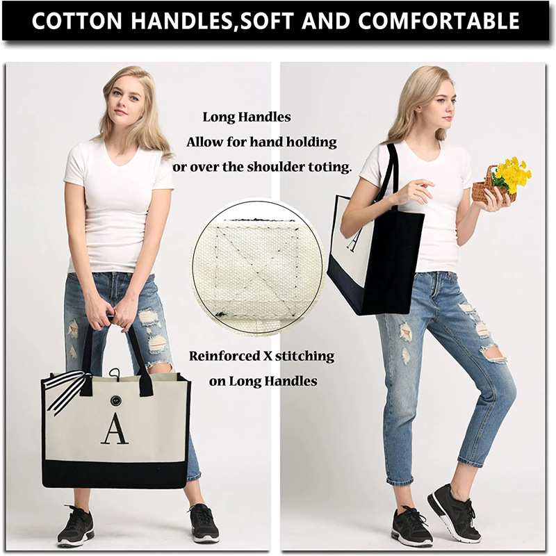Tote Bag kanvas Fashion tas ji - Canvas Backpack Casual ulasan dan harga