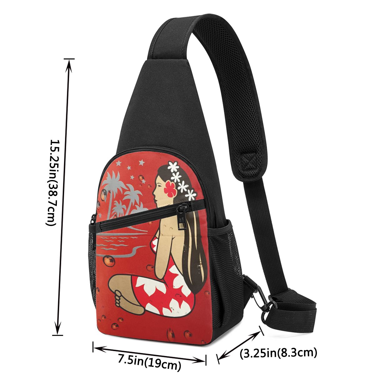 Hinano Tahiti Tas Dada Pria Ta - Sling Backpack Shoulder ulasan dan harga