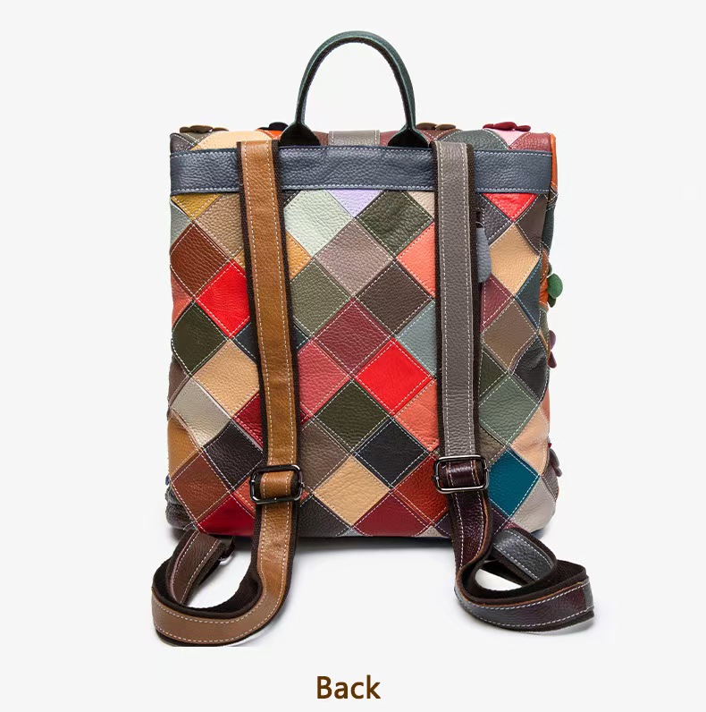 Tas Ransel Kulit Asli Wanita V - Fashion Backpack Women ulasan dan harga