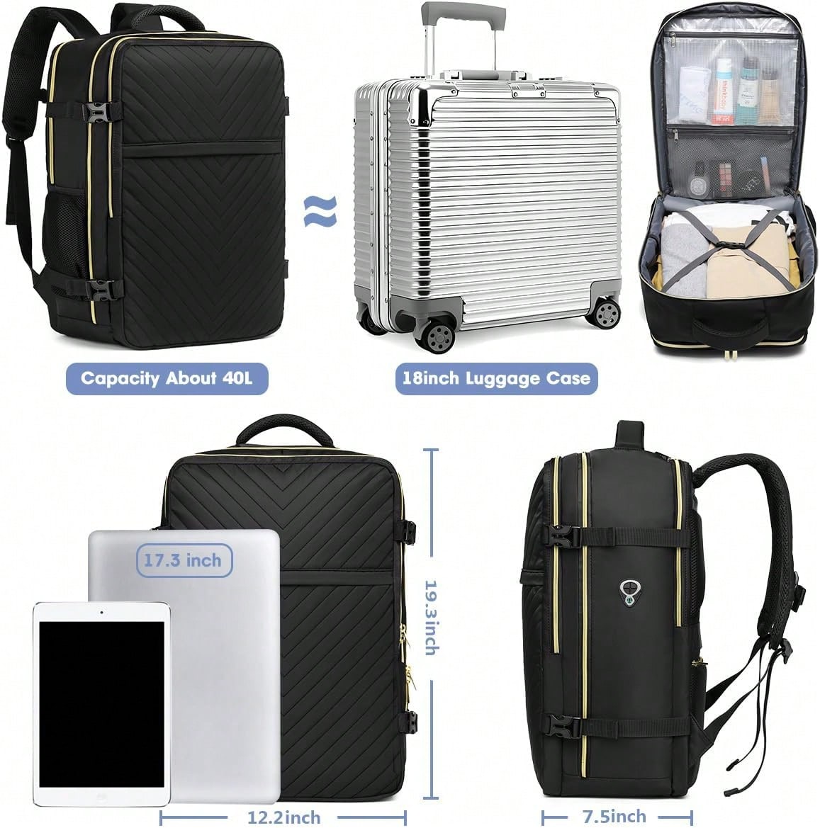 Ransel Perjalanan Besar - Tas  - Travel Backpack Anti Theft ulasan dan harga