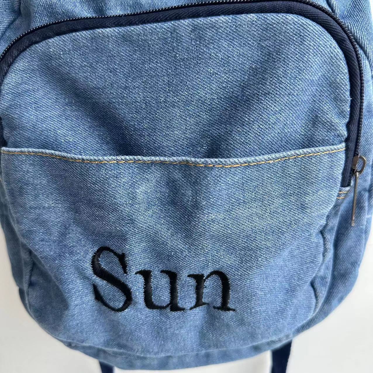 Tas ransel Denim murid perempu - Canvas Backpack Casual ulasan dan harga