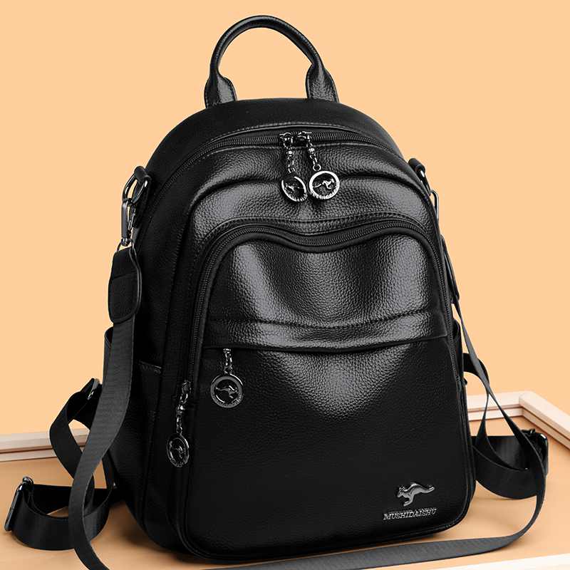 Tas Ransel Wanita Kulit PU Tah - Travel Backpack Anti Theft ulasan dan harga