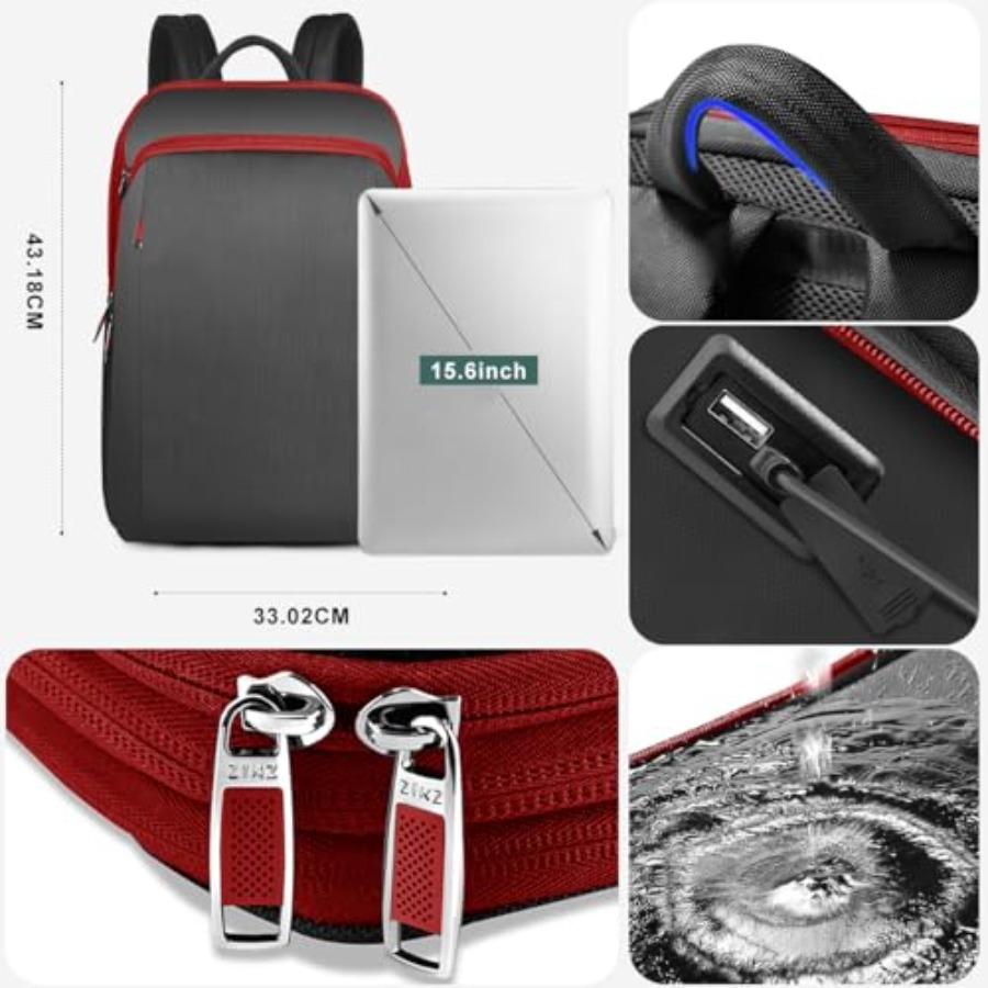 Ransel Laptop 15 15.6 16 Inci  - Travel Backpack Anti Theft ulasan dan harga