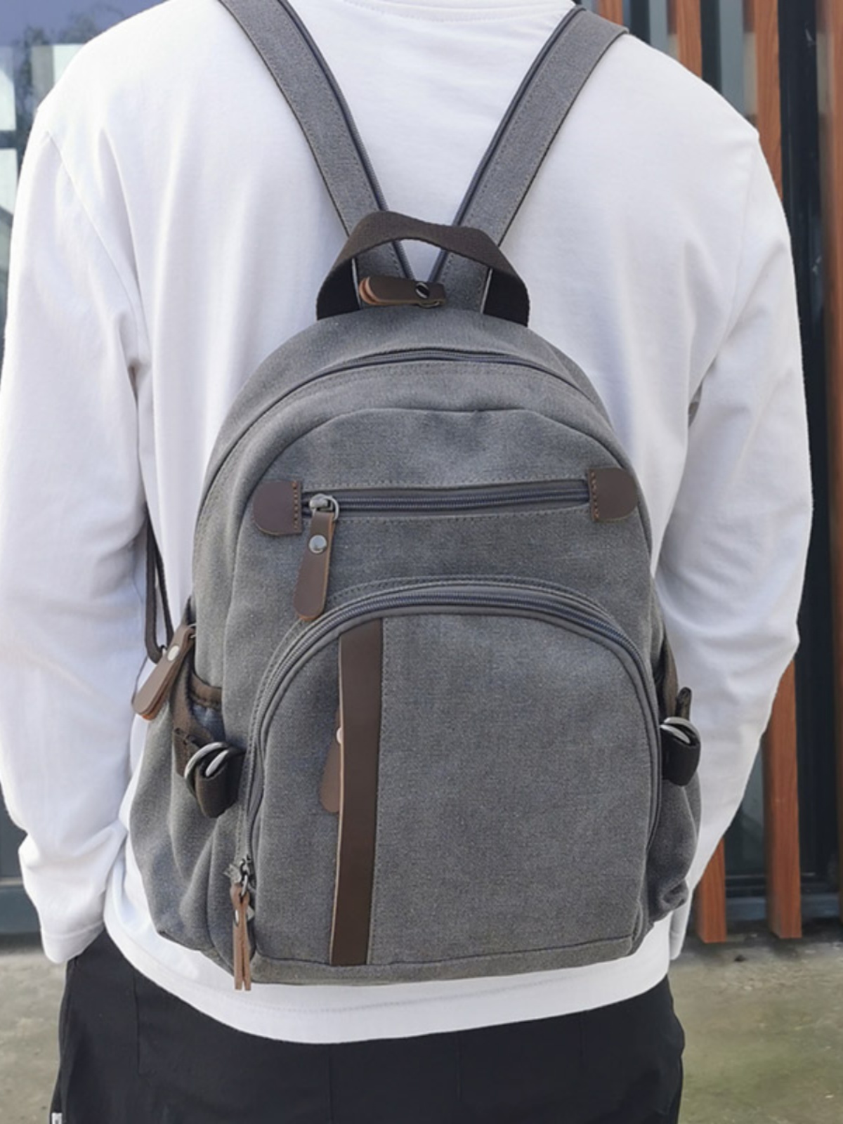 Ransel Kanvas Kecil Tas Dada M - Canvas Backpack Casual ulasan dan harga