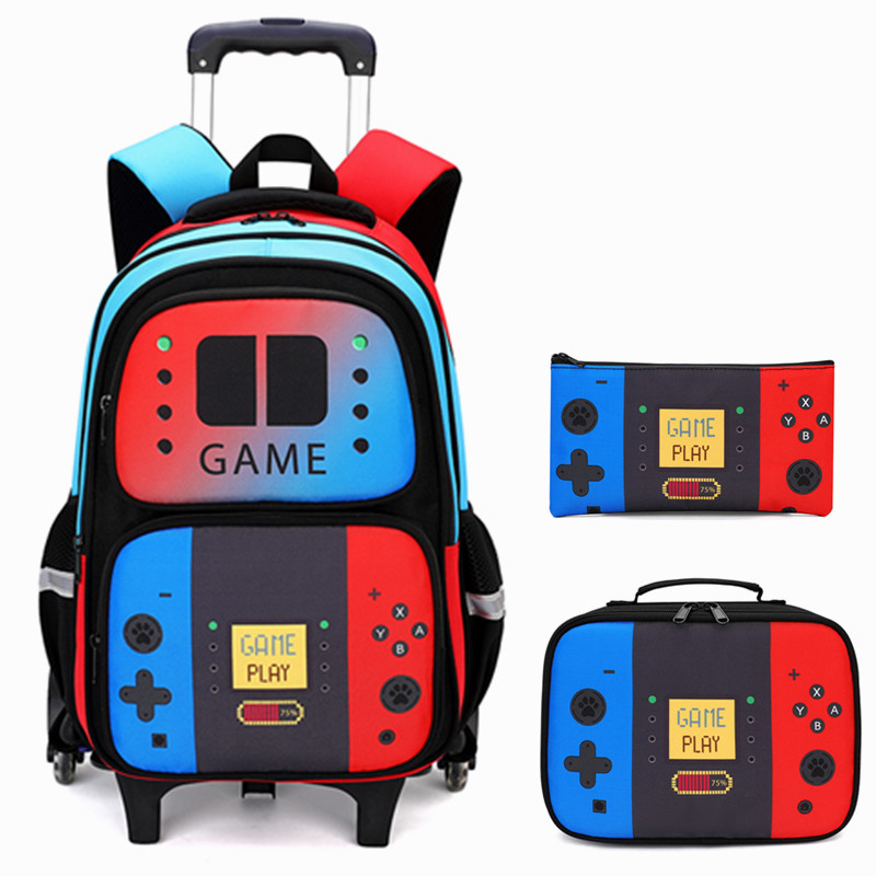 3PCS Tas Ransel Roda untuk Ana - School Backpack Teen ulasan dan harga
