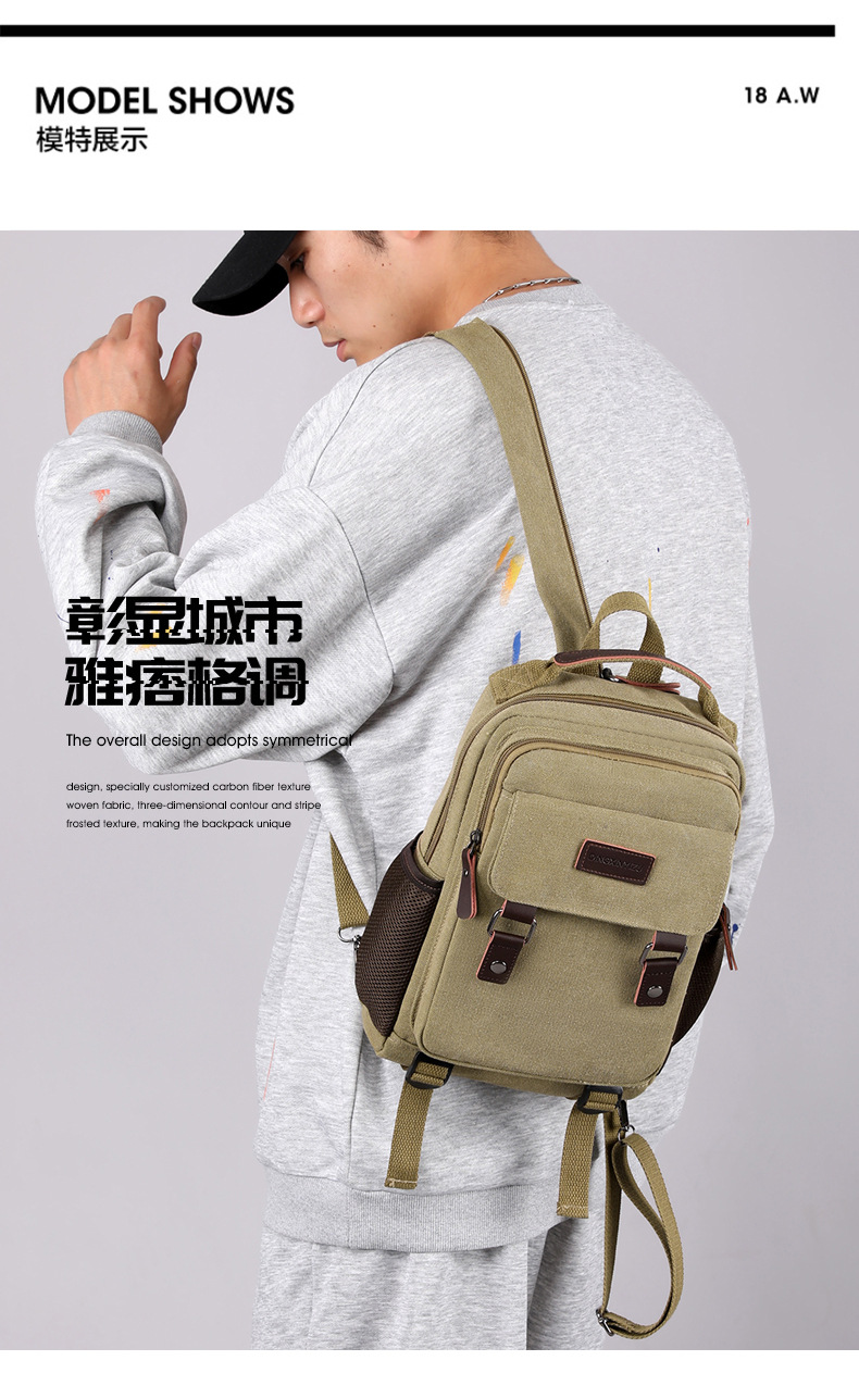 Tas Dada Kanvas Baru Ransel Ka - Canvas Backpack Casual ulasan dan harga