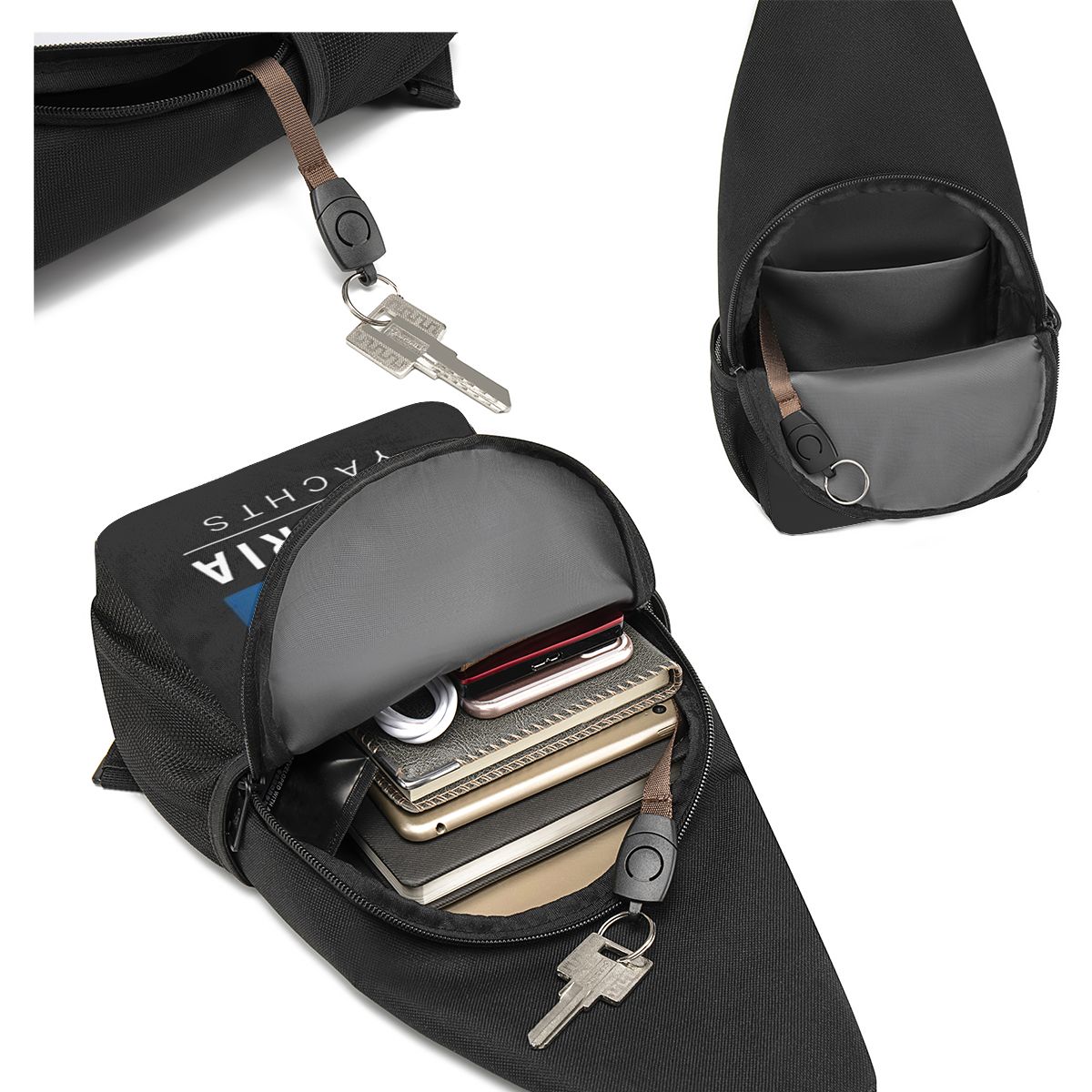 Bavaria Yachts Tas Dada Logo B - Sling Backpack Shoulder ulasan dan harga